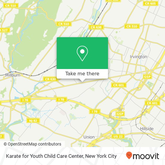 Karate for Youth Child Care Center map