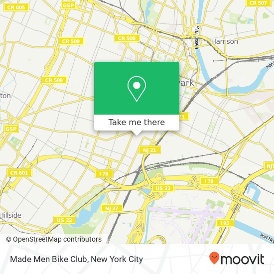 Mapa de Made Men Bike Club