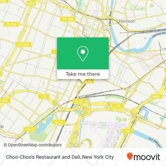 Choo-Choo's Restaurant and Deli map