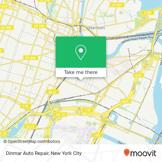 Dinmar Auto Repair map