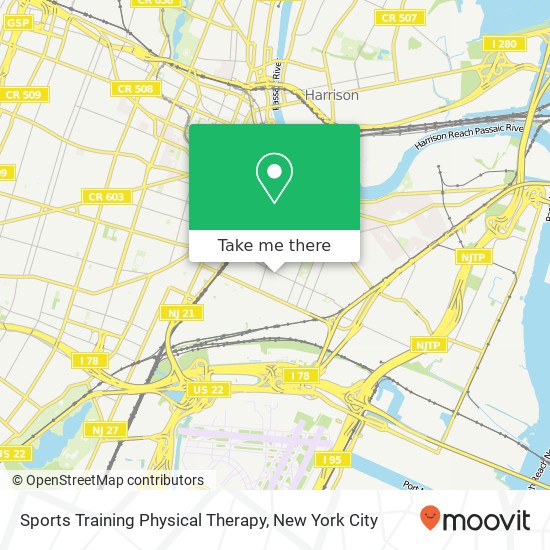 Mapa de Sports Training Physical Therapy