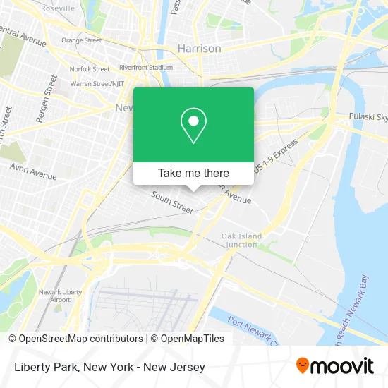 Liberty Park map