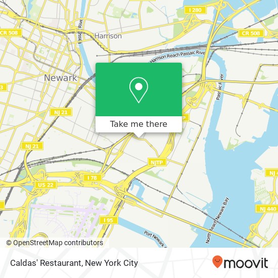 Mapa de Caldas' Restaurant