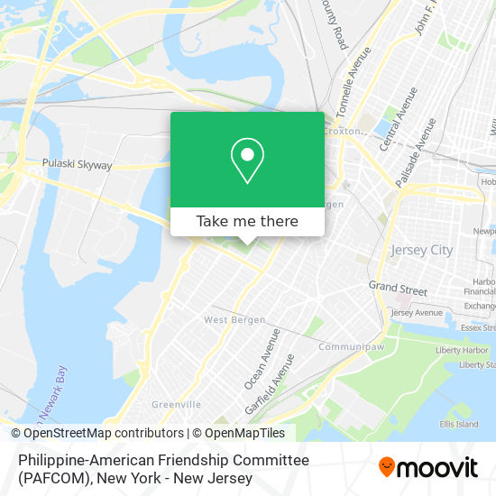 Mapa de Philippine-American Friendship Committee (PAFCOM)