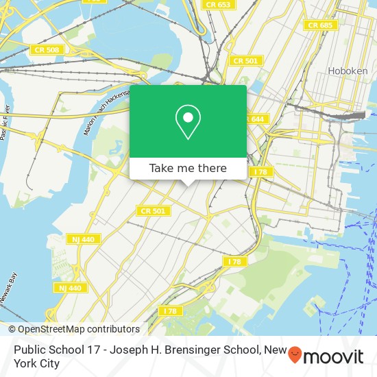 Mapa de Public School 17 - Joseph H. Brensinger School