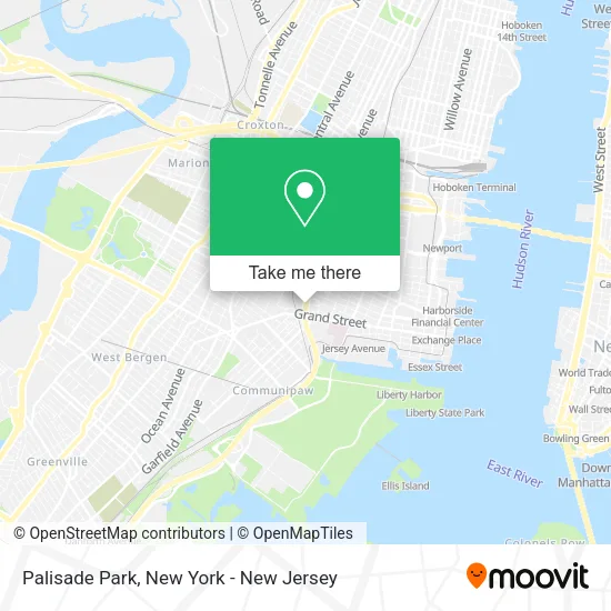 Palisade Park map