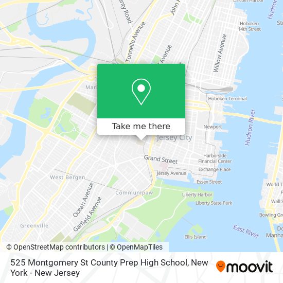 525 Montgomery St County Prep High School map