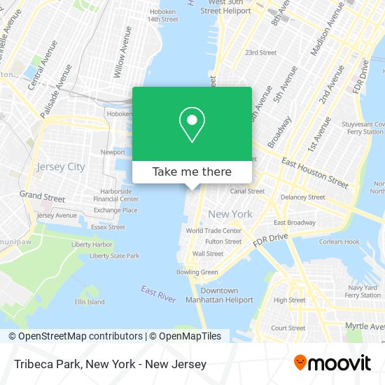 Mapa de Tribeca Park