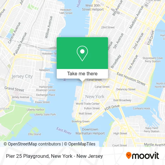Pier 25 Playground map