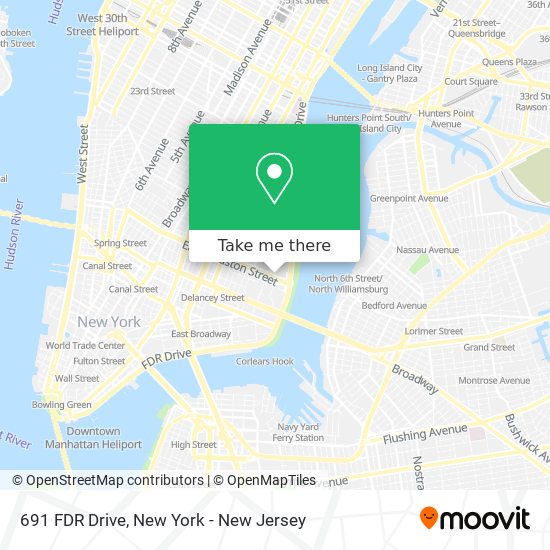 691 FDR Drive map