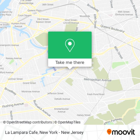 Mapa de La Lampara Cafe