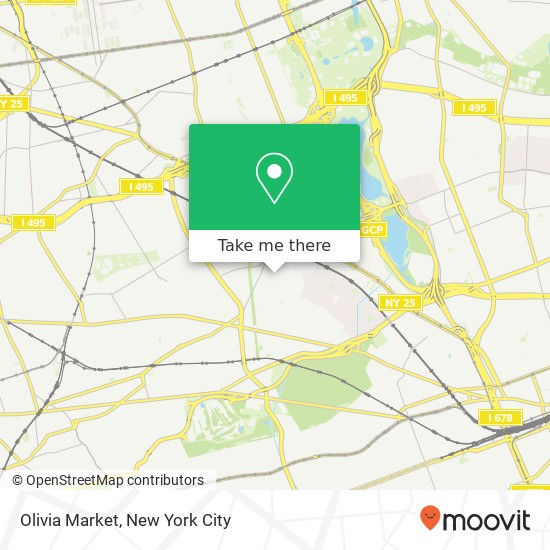 Mapa de Olivia Market