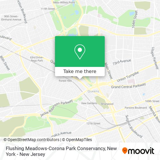 Mapa de Flushing Meadows-Corona Park Conservancy