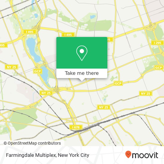 Farmingdale Multiplex map