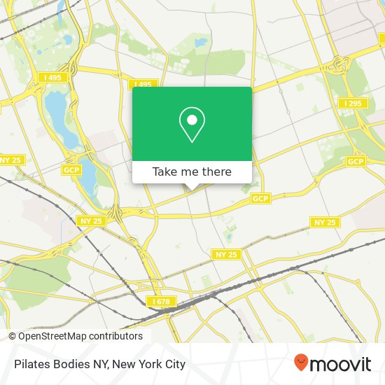 Pilates Bodies NY map