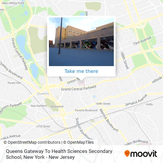 Queens Gateway To Health Sciences Secondary School map