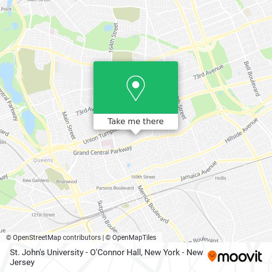 Mapa de St. John's University - O'Connor Hall