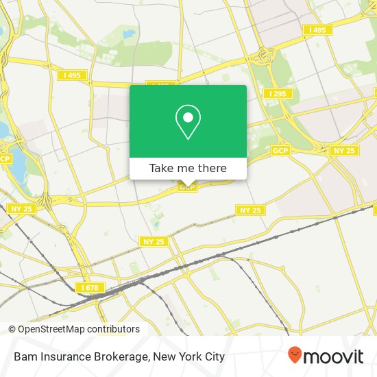 Bam Insurance Brokerage map