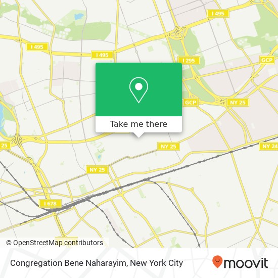 Congregation Bene Naharayim map
