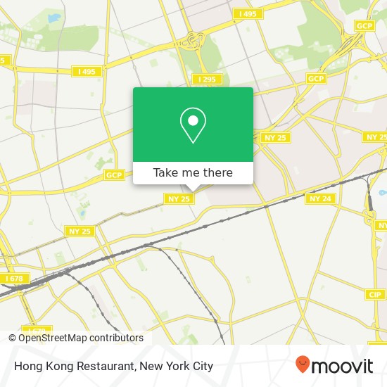 Hong Kong Restaurant map