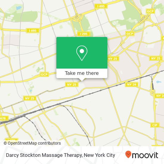 Darcy Stockton Massage Therapy map