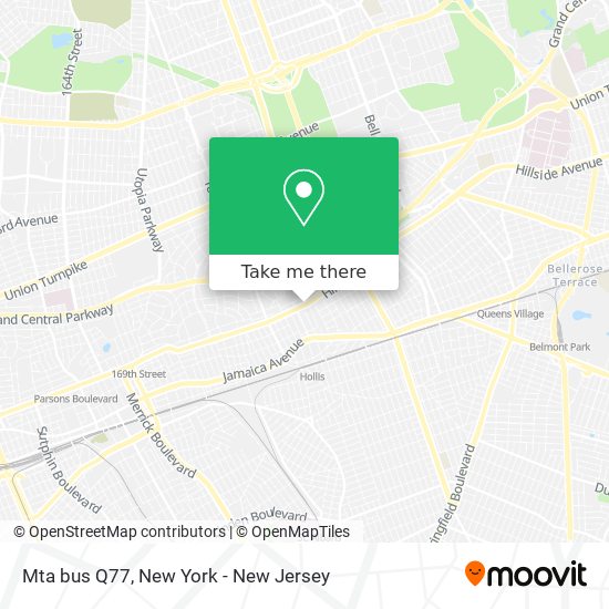 Mta bus Q77 map