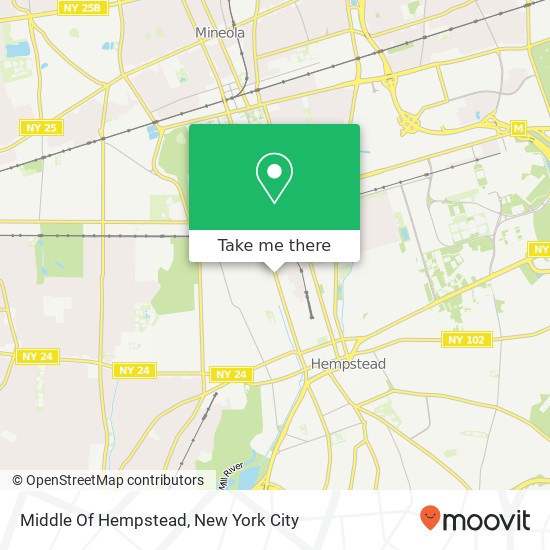 Middle Of Hempstead map