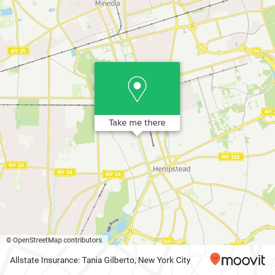 Allstate Insurance: Tania Gilberto map