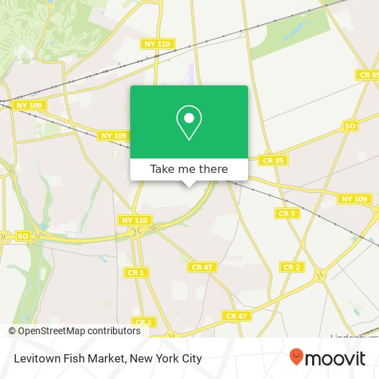 Levitown Fish Market map