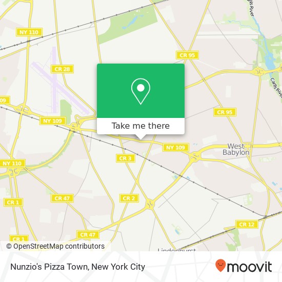 Mapa de Nunzio's Pizza Town