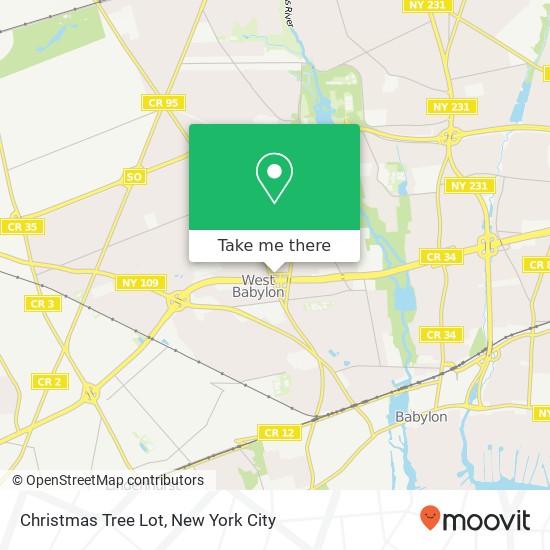 Christmas Tree Lot map