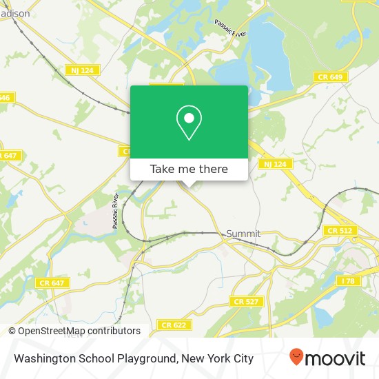 Mapa de Washington School Playground