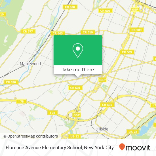 Mapa de Florence Avenue Elementary School