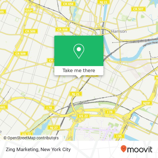 Mapa de Zing Marketing