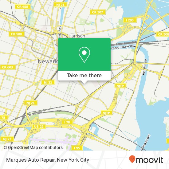 Marques Auto Repair map