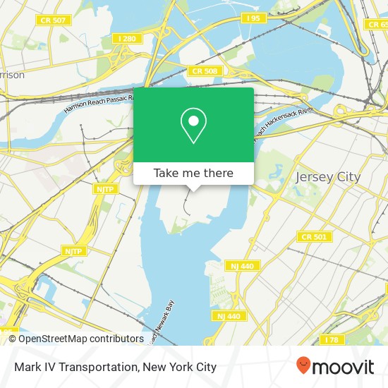 Mark IV Transportation map