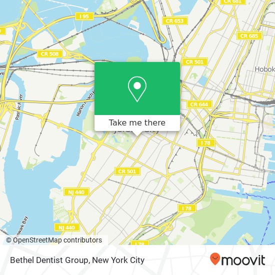 Mapa de Bethel Dentist Group