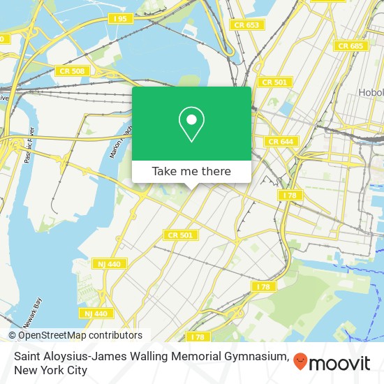 Saint Aloysius-James Walling Memorial Gymnasium map