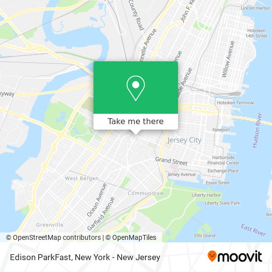 Mapa de Edison ParkFast