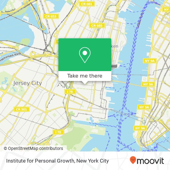 Mapa de Institute for Personal Growth