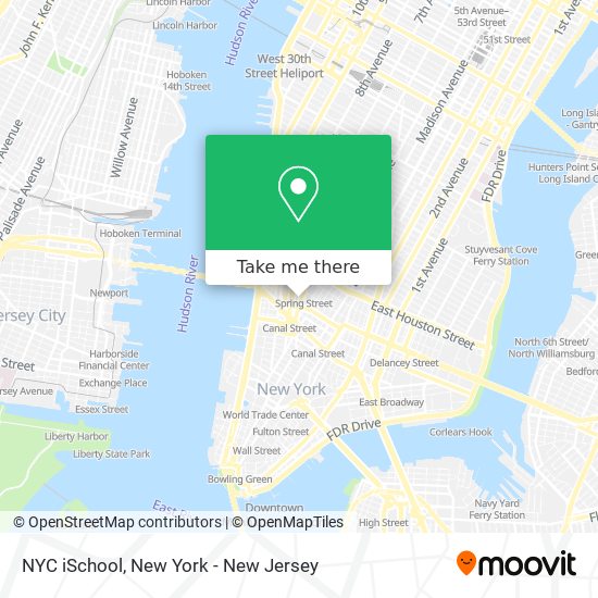 NYC iSchool map