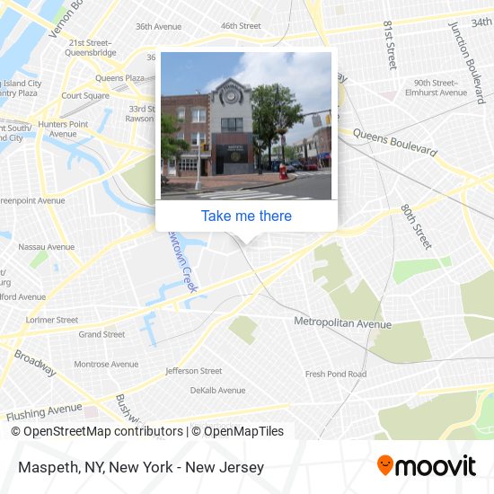 Mapa de Maspeth, NY