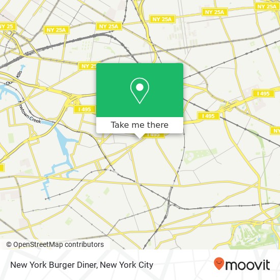 New York Burger Diner map