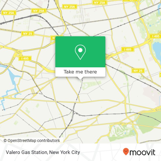 Mapa de Valero Gas Station
