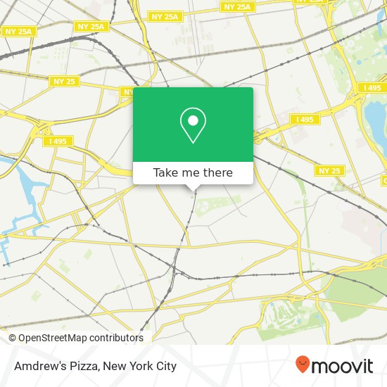 Amdrew's Pizza map