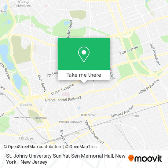 St. John's University Sun Yat Sen Memorial Hall map