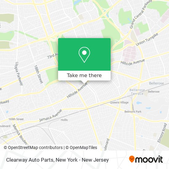 Clearway Auto Parts map