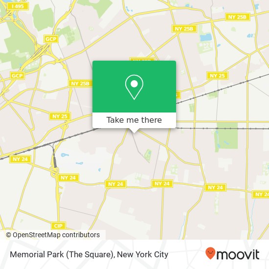 Memorial Park (The Square) map