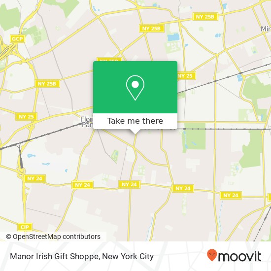 Mapa de Manor Irish Gift Shoppe