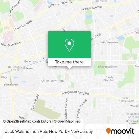 Jack Walsh's Irish Pub map